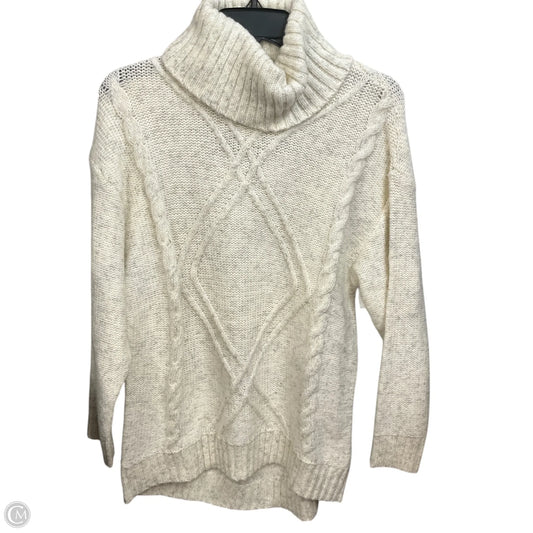 Sweater By Chaps In Cream, Size: S