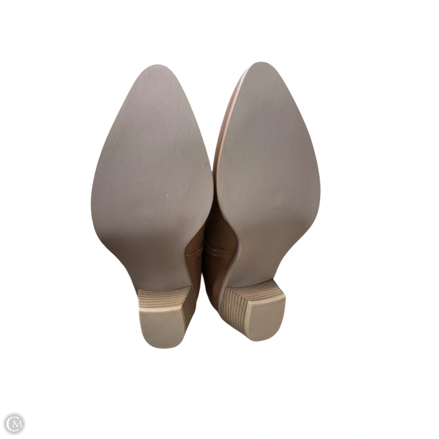 Boots Ankle Heels By Maurices In Brown, Size: 8