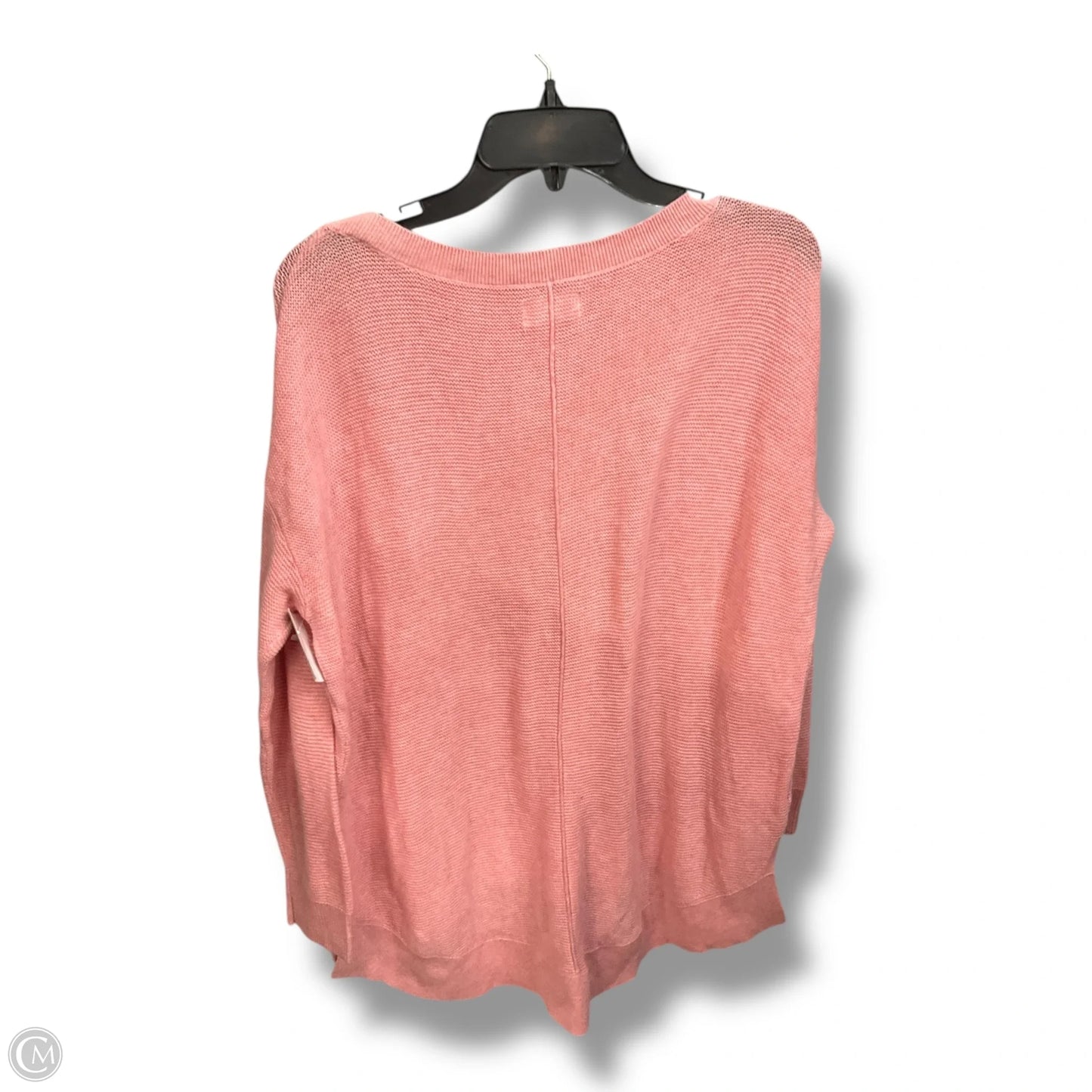 Top Long Sleeve Basic By Lou And Grey In Pink, Size: M