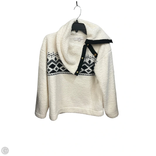 Sweater By Loft In Cream, Size: Xs