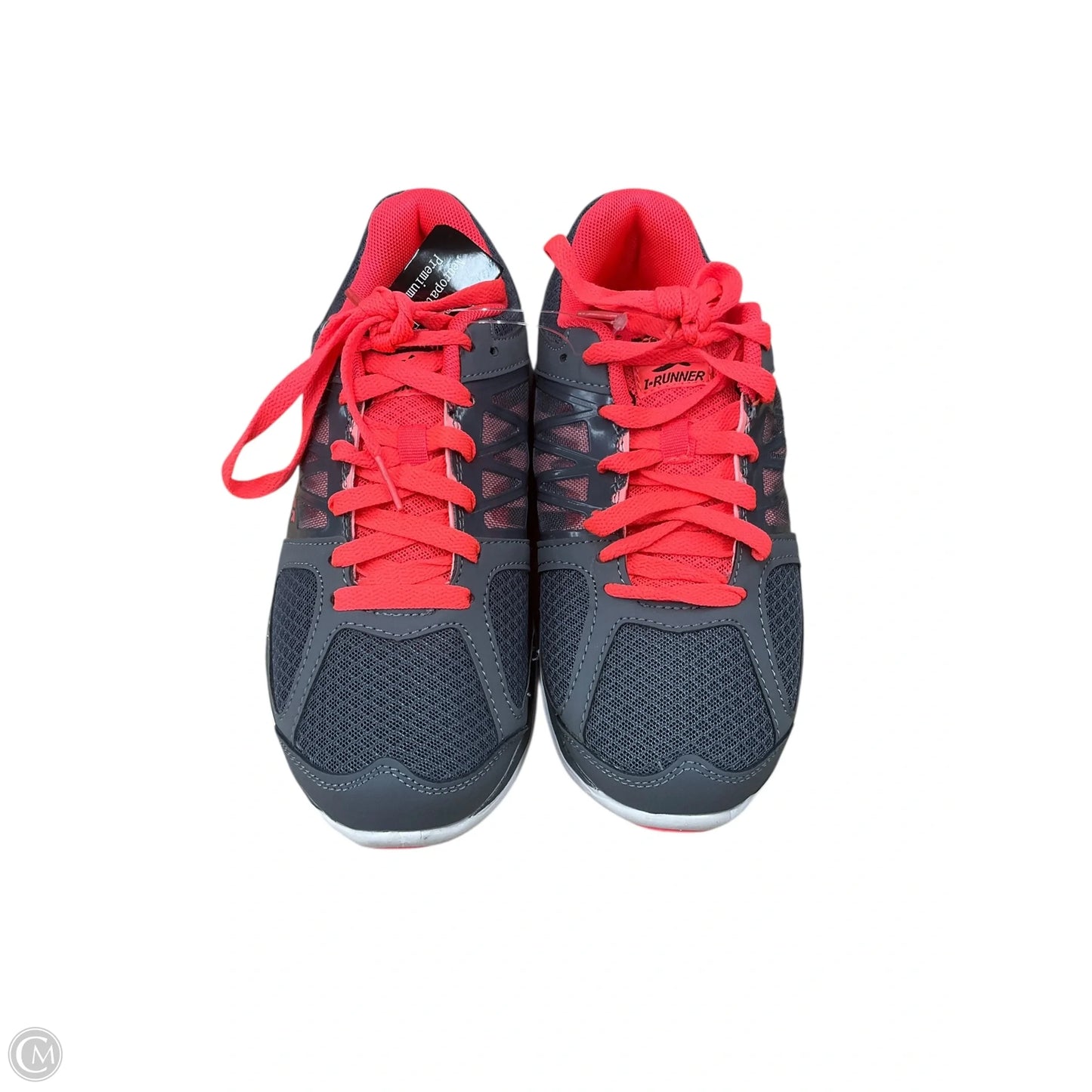 Shoes Athletic By Clothes Mentor In Grey & Orange, Size: 6.5