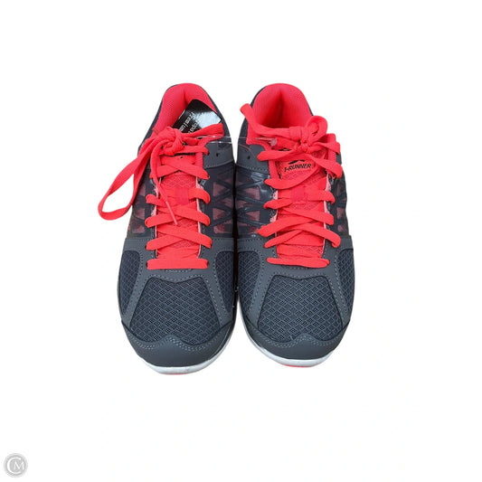 Shoes Athletic By Clothes Mentor In Grey & Orange, Size: 6.5