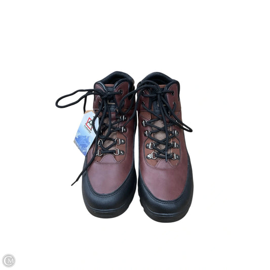 Boots Hiking By Avalanche In Black & Brown, Size: 9
