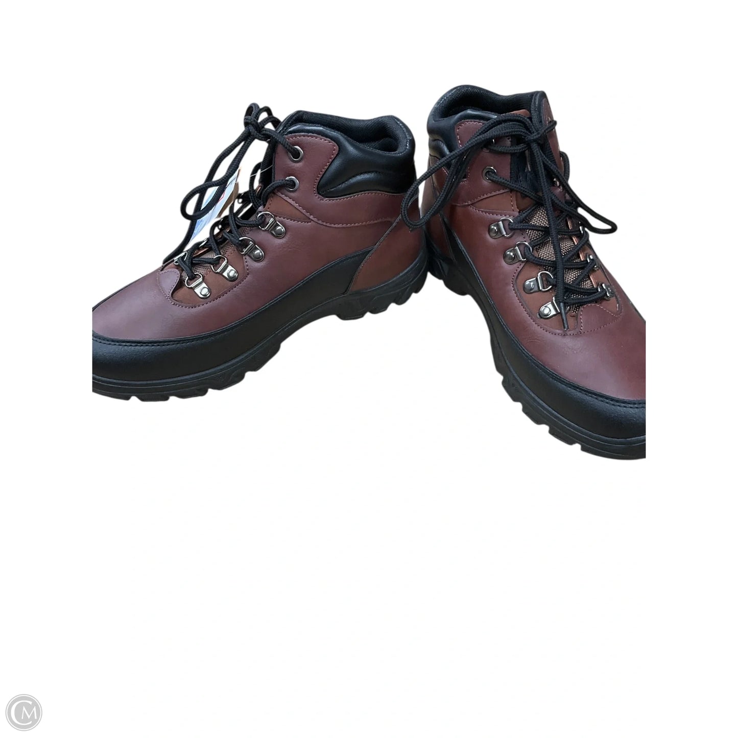 Boots Hiking By Avalanche In Black & Brown, Size: 9