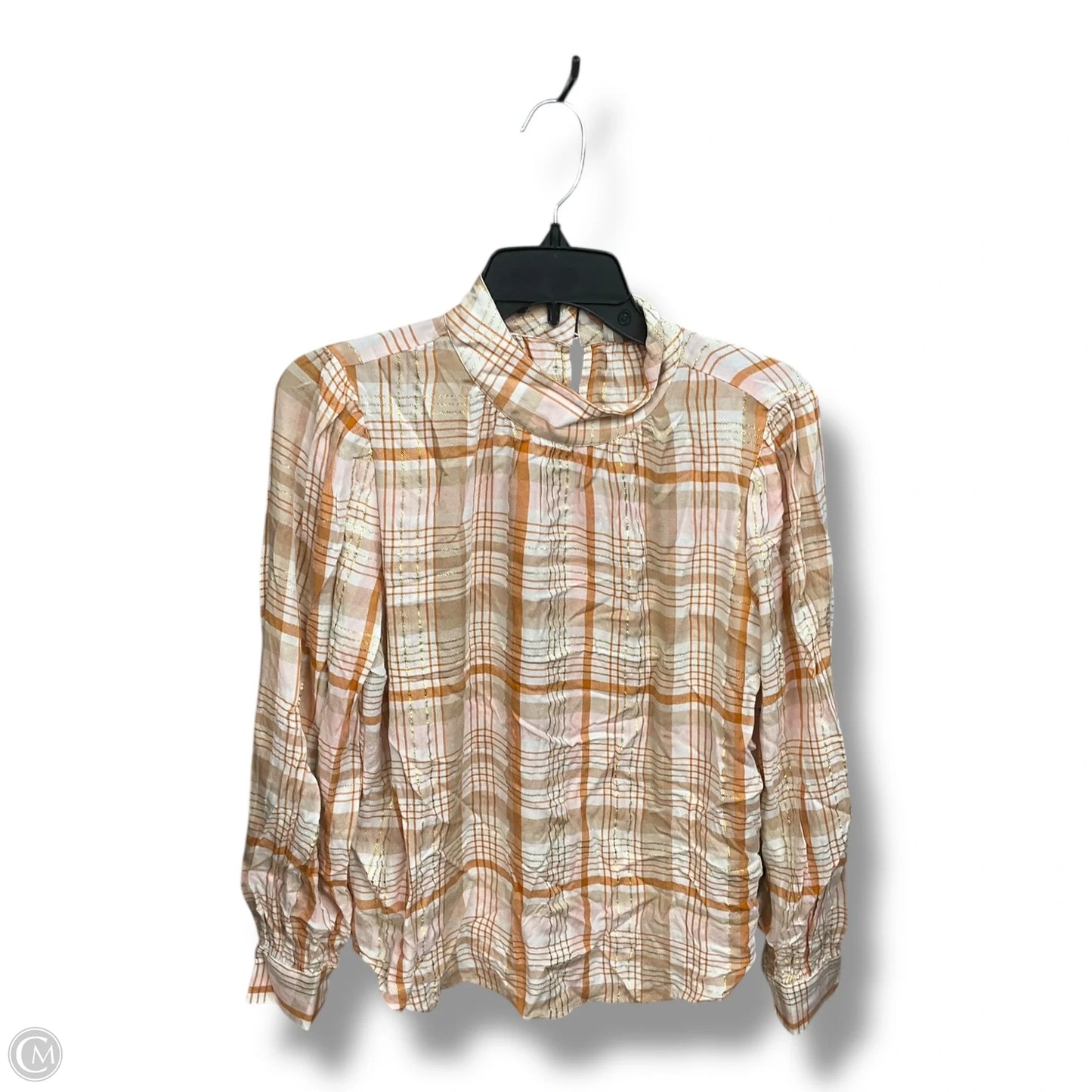 Top Long Sleeve By Loft In Multi-colored, Size: M