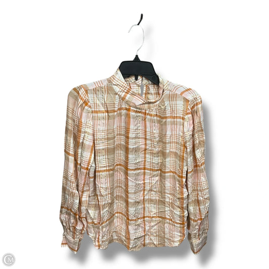 Top Long Sleeve By Loft In Multi-colored, Size: M