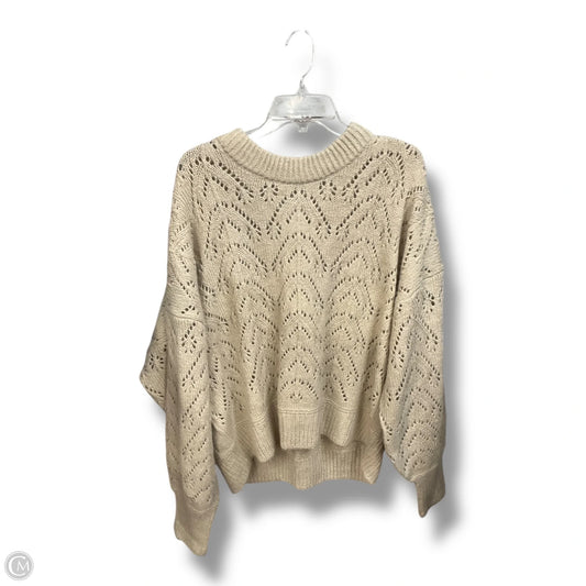 Sweater By Old Navy In Cream, Size: Xxl