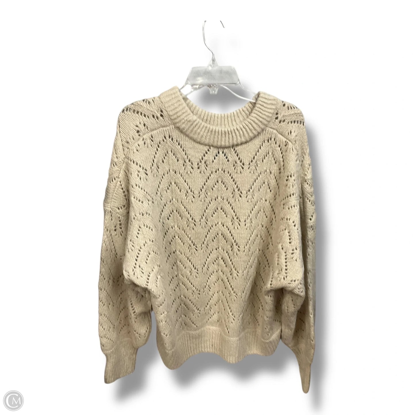 Sweater By Old Navy In Cream, Size: Xxl