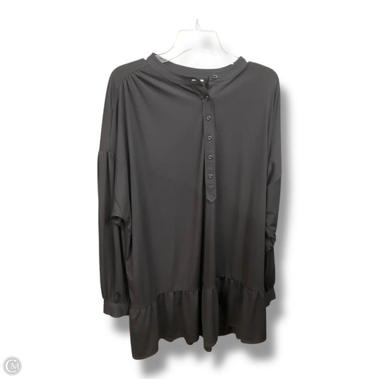 Top Long Sleeve Basic By Elizabeth And James In Black, Size: Xxl