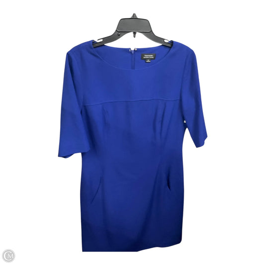 Dress Casual Midi By Tahari In Blue, Size: M