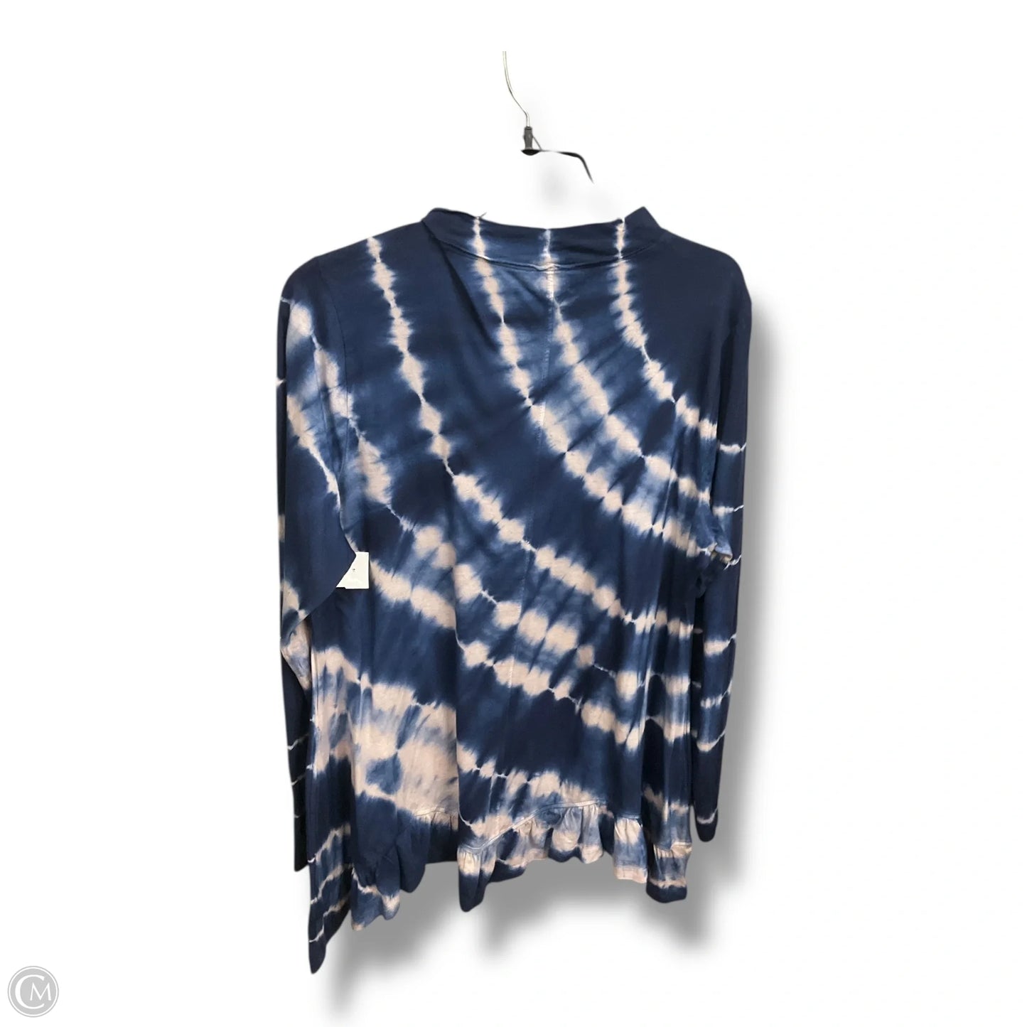 Tunic Long Sleeve By Logo In Tie Dye Print, Size: L