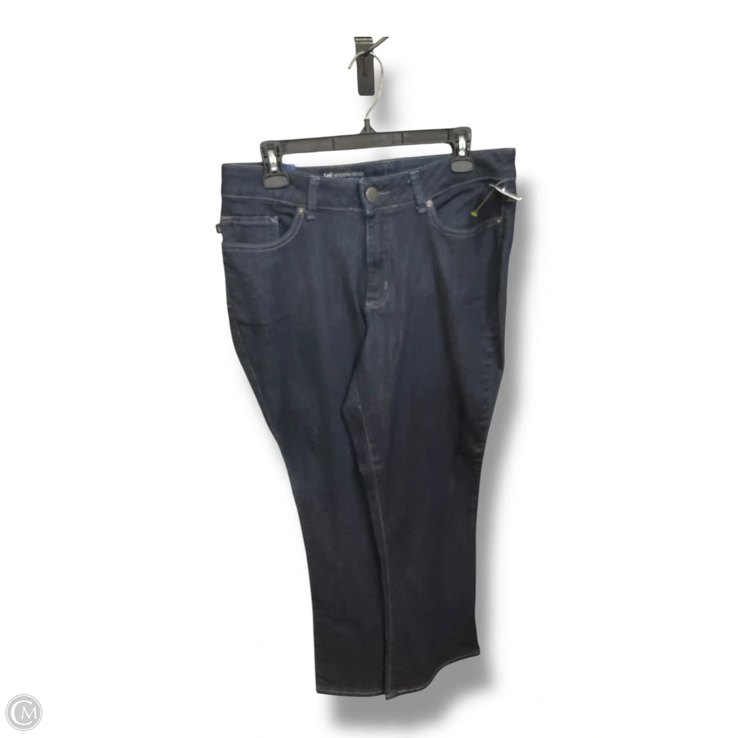 Jeans Boot Cut By Lee In Blue Denim, Size: 14p