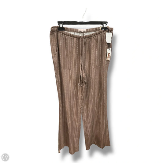 Pants Dress By Sincerely Jules In Brown & White, Size: 12