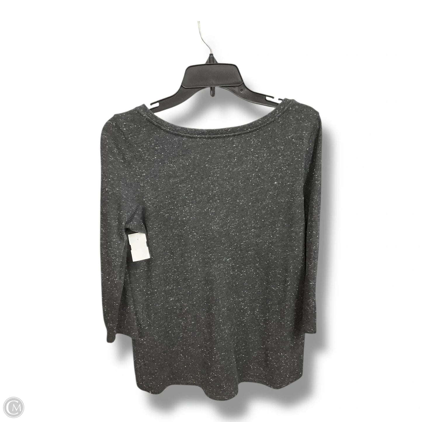 Top 3/4 Sleeve Basic By Loft In Grey, Size: S