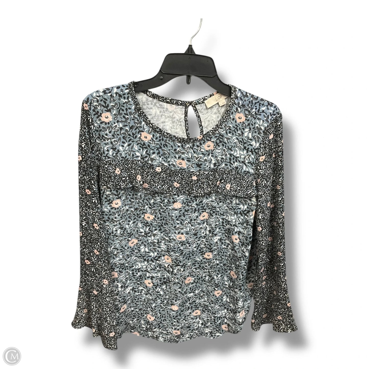 Top Long Sleeve By Loft In Blue, Size: S