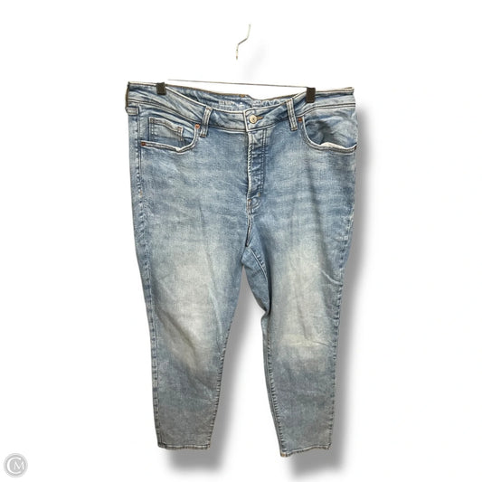 Jeans Straight By Old Navy In Blue Denim, Size: 16l