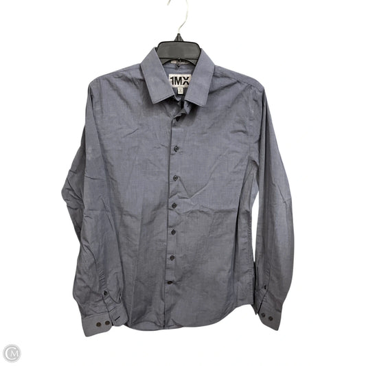 Blouse Long Sleeve By Express In Blue, Size: M