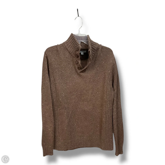 Sweater By Johnston & Murphy In Brown, Size: L