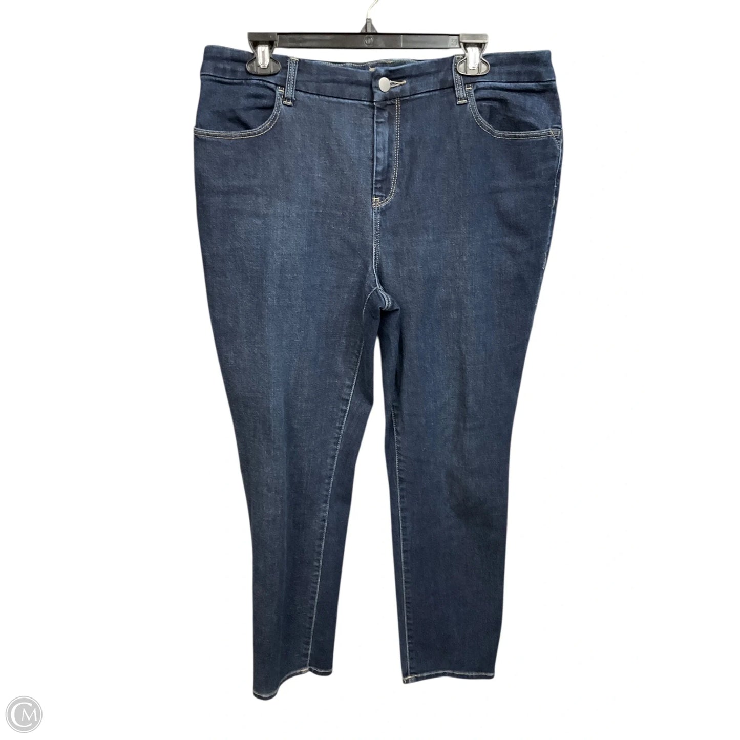 Jeans Skinny By Chicos In Blue Denim, Size: 12