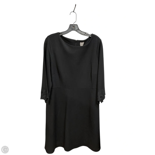 Dress Casual Midi By Chicos In Black, Size: Xl