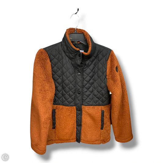 Jacket Faux Fur & Sherpa By Madden Girl In Brown, Size: M