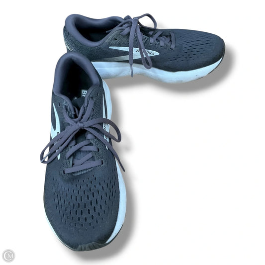 Shoes Athletic By Brooks In Grey & White, Size: 9.5