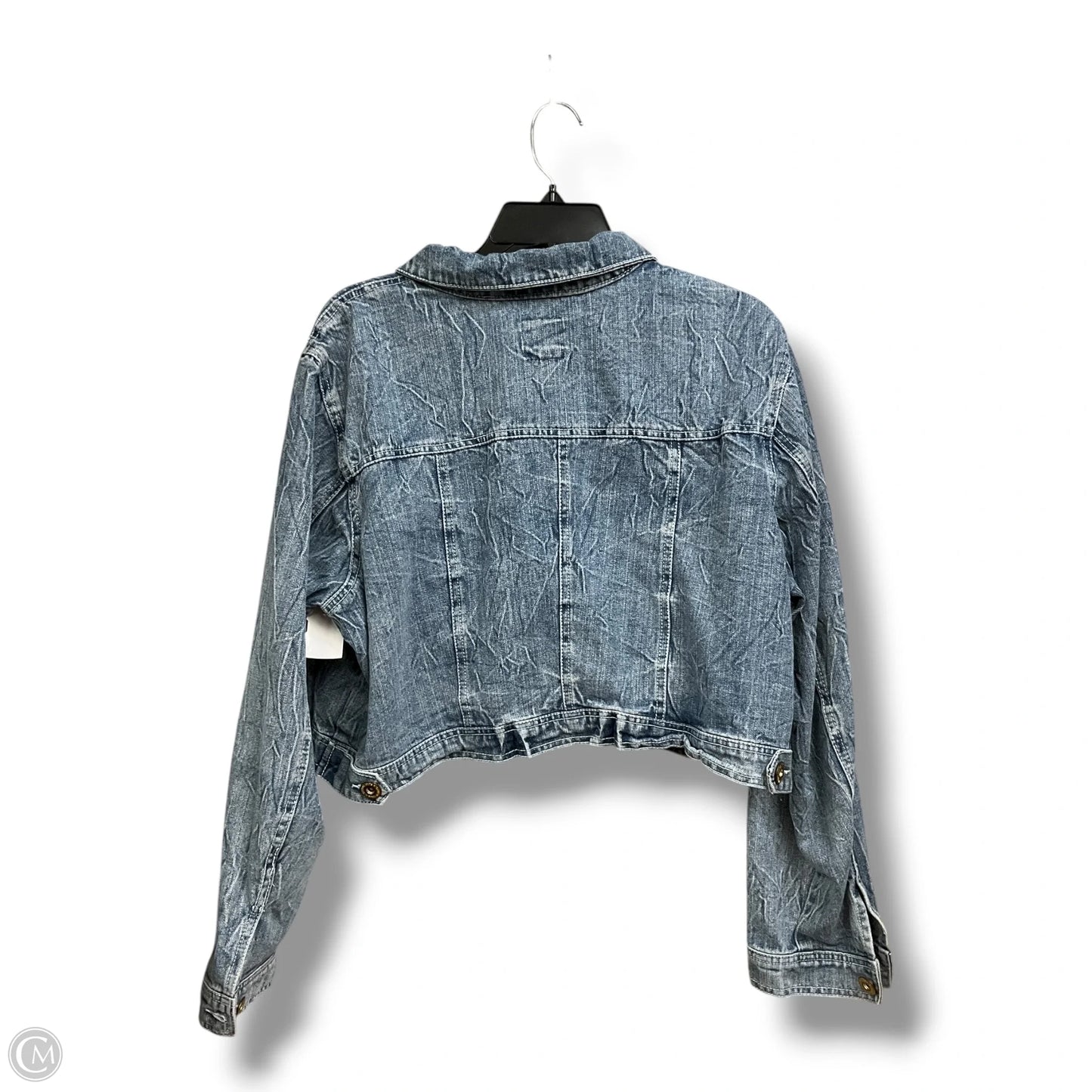 Jacket Denim By Highway In Blue Denim, Size: 2x