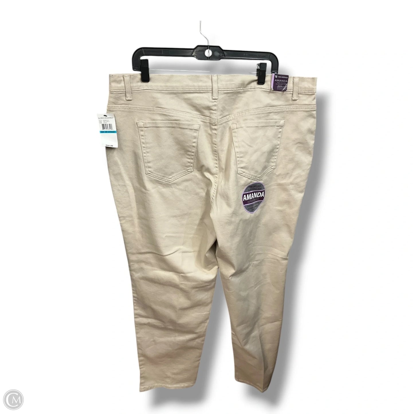 Pants Chinos & Khakis By Gloria Vanderbilt In Beige, Size: 18