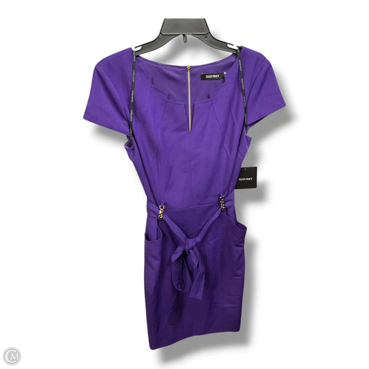 Dress Party Short By Ellen Tracy In Purple, Size: M