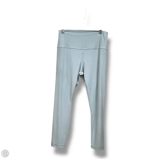 Athletic Leggings By Lululemon In Blue, Size: 10
