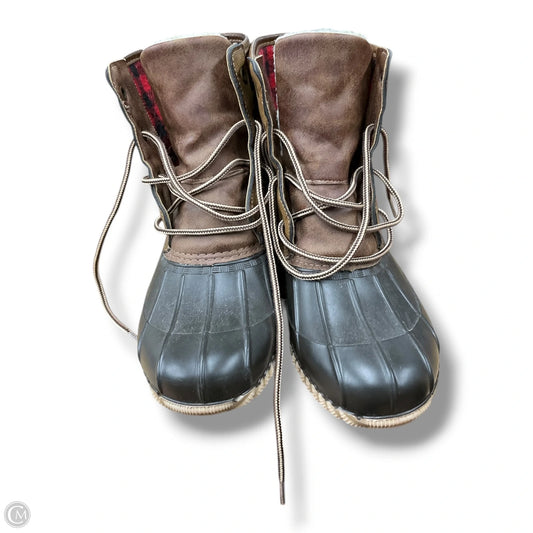 Boots Snow By Madden Nyc In Brown, Size: 8.5