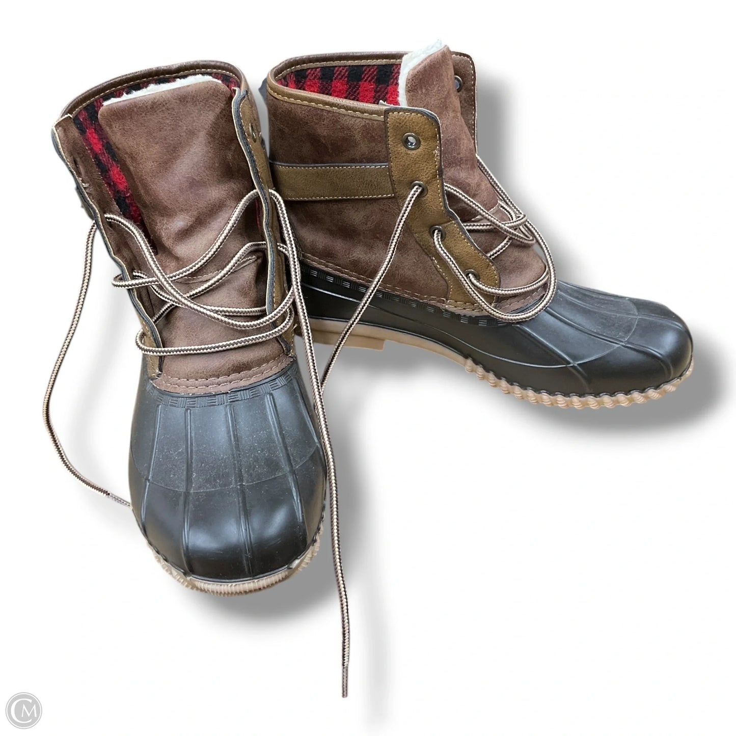 Boots Snow By Madden Nyc In Brown, Size: 8.5