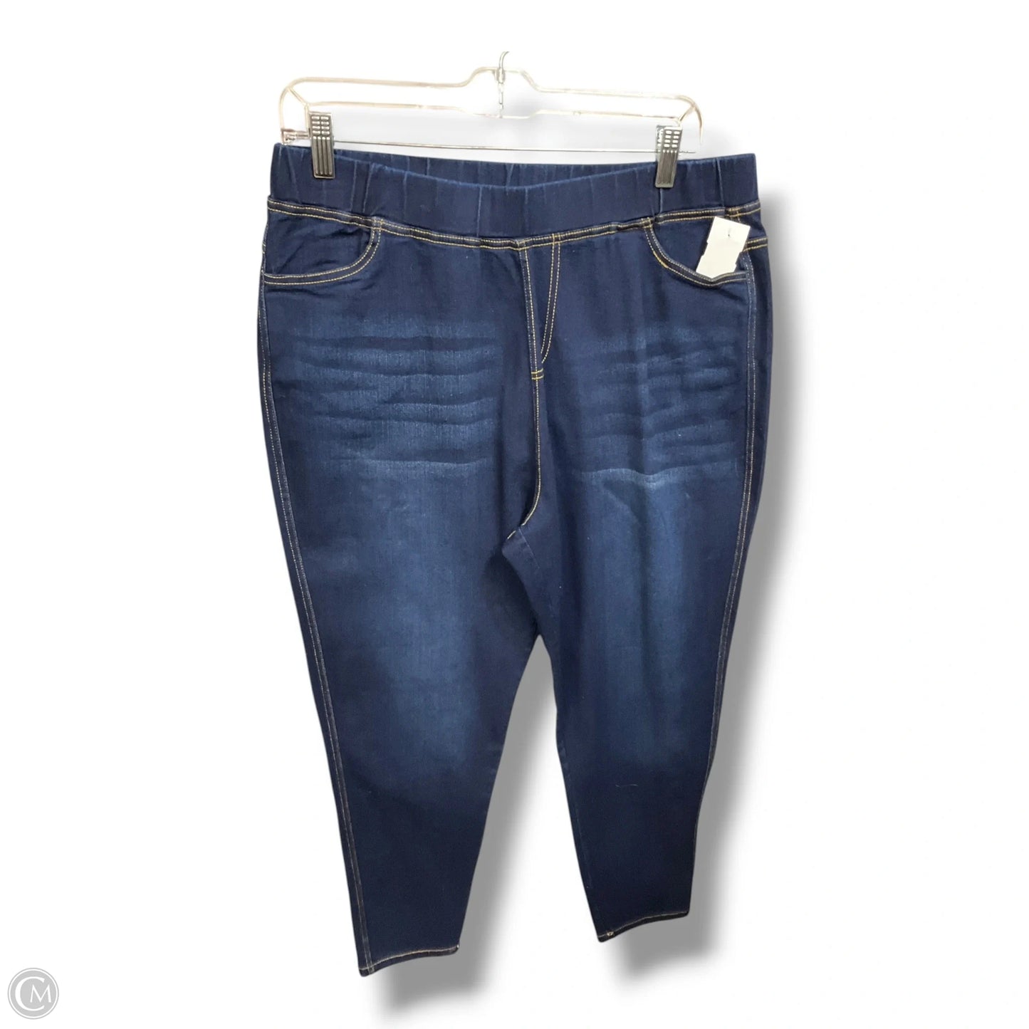 Jeans Skinny By Clothes Mentor In Blue Denim, Size: 16