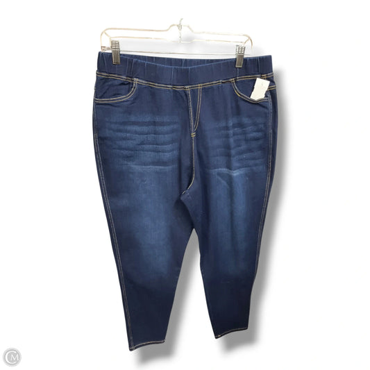 Jeans Skinny By Clothes Mentor In Blue Denim, Size: 16