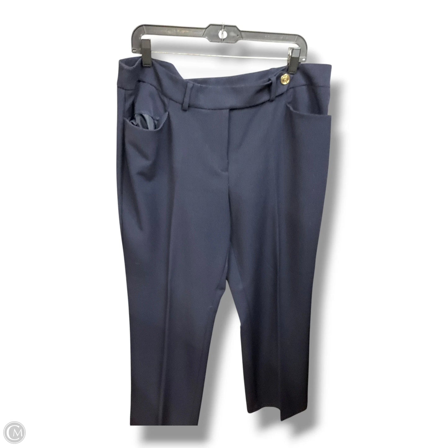 Pants Dress By Anne Klein In Navy, Size: 16