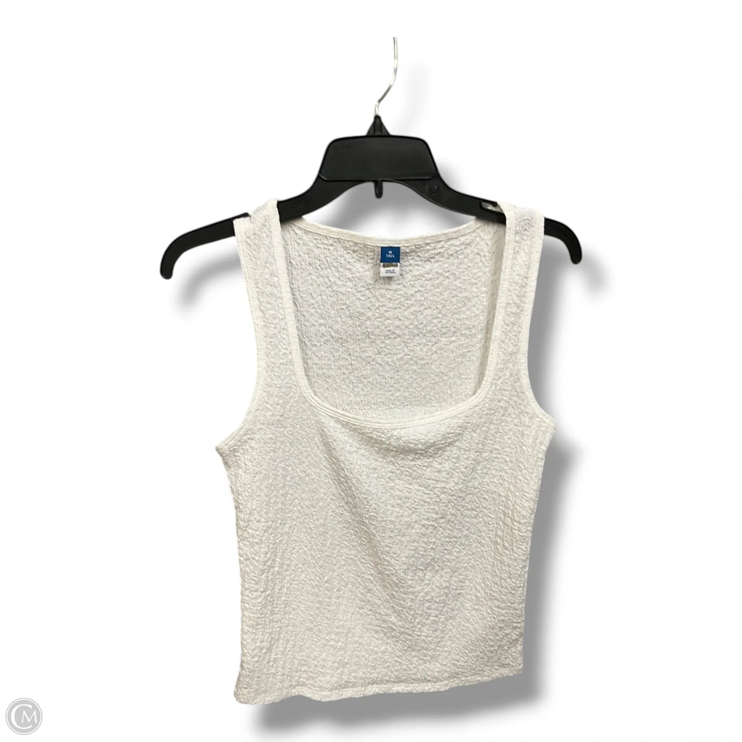 Top Sleeveless Basic By Old Navy In White, Size: M