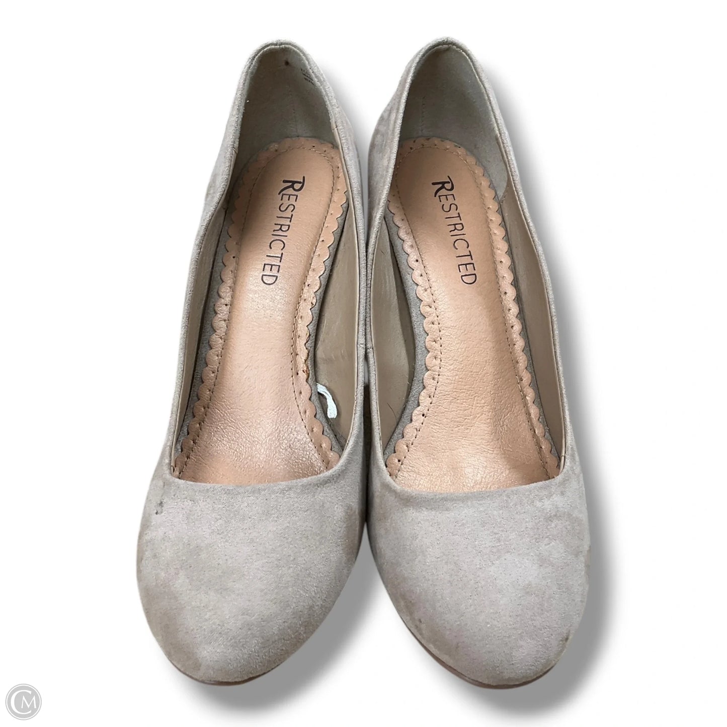 Shoes Heels Block By Restricted In Beige, Size: 8.5