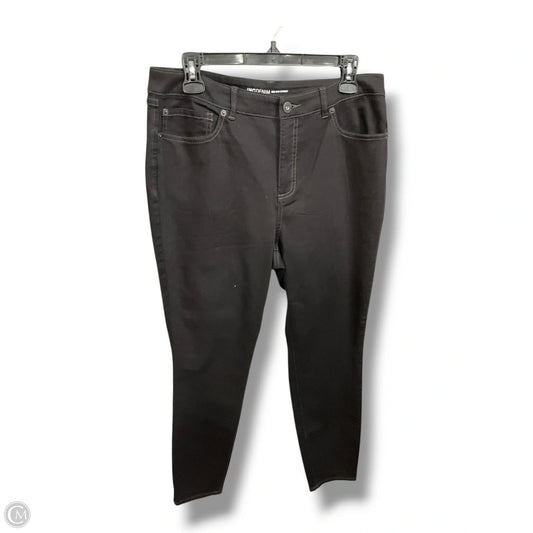 Jeans Skinny By Cmb In Black Denim, Size: 14p