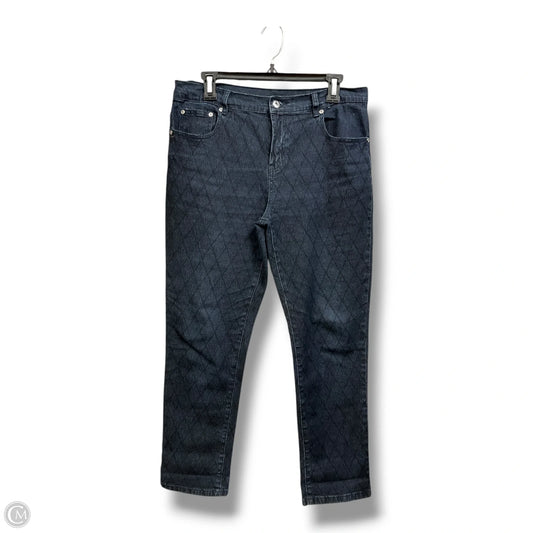 Jeans Straight By Diane Gilman In Blue Denim, Size: 10p