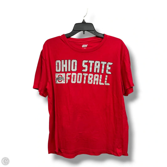 Top Short Sleeve Basic By Clothes Mentor In Red, Size: L