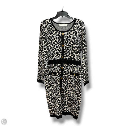Dress Party Long By Taylor In Animal Print, Size: Xl