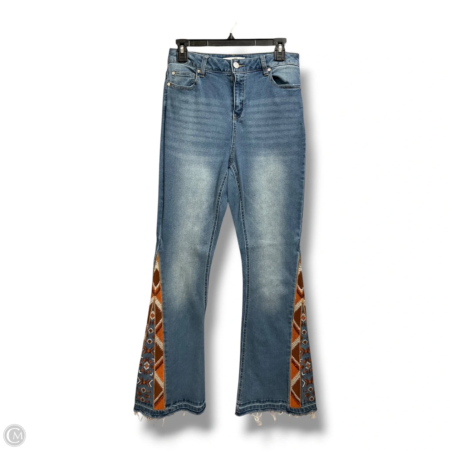 Jeans Wide Leg By Clothes Mentor In Blue Denim, Size: 8