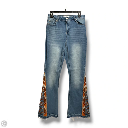 Jeans Wide Leg By Clothes Mentor In Blue Denim, Size: 8