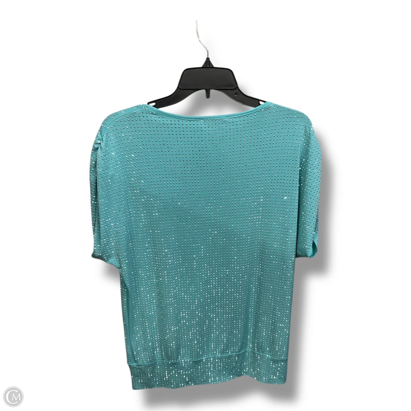 Top Short Sleeve By Clothes Mentor In Aqua, Size: S