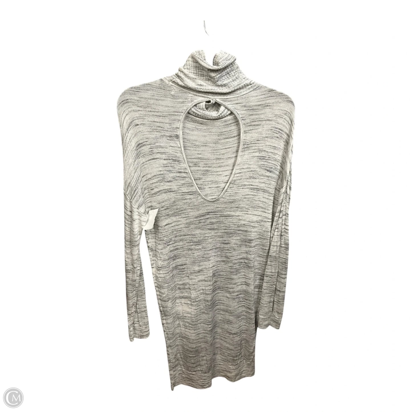 Dress Casual Short By Clothes Mentor In Grey & White, Size: S