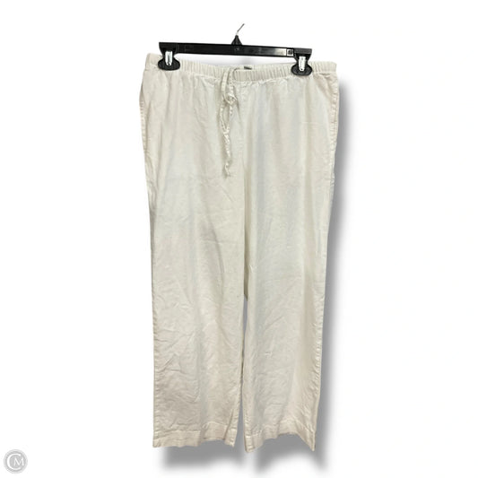 Pants Linen By A New Day In White, Size: 2
