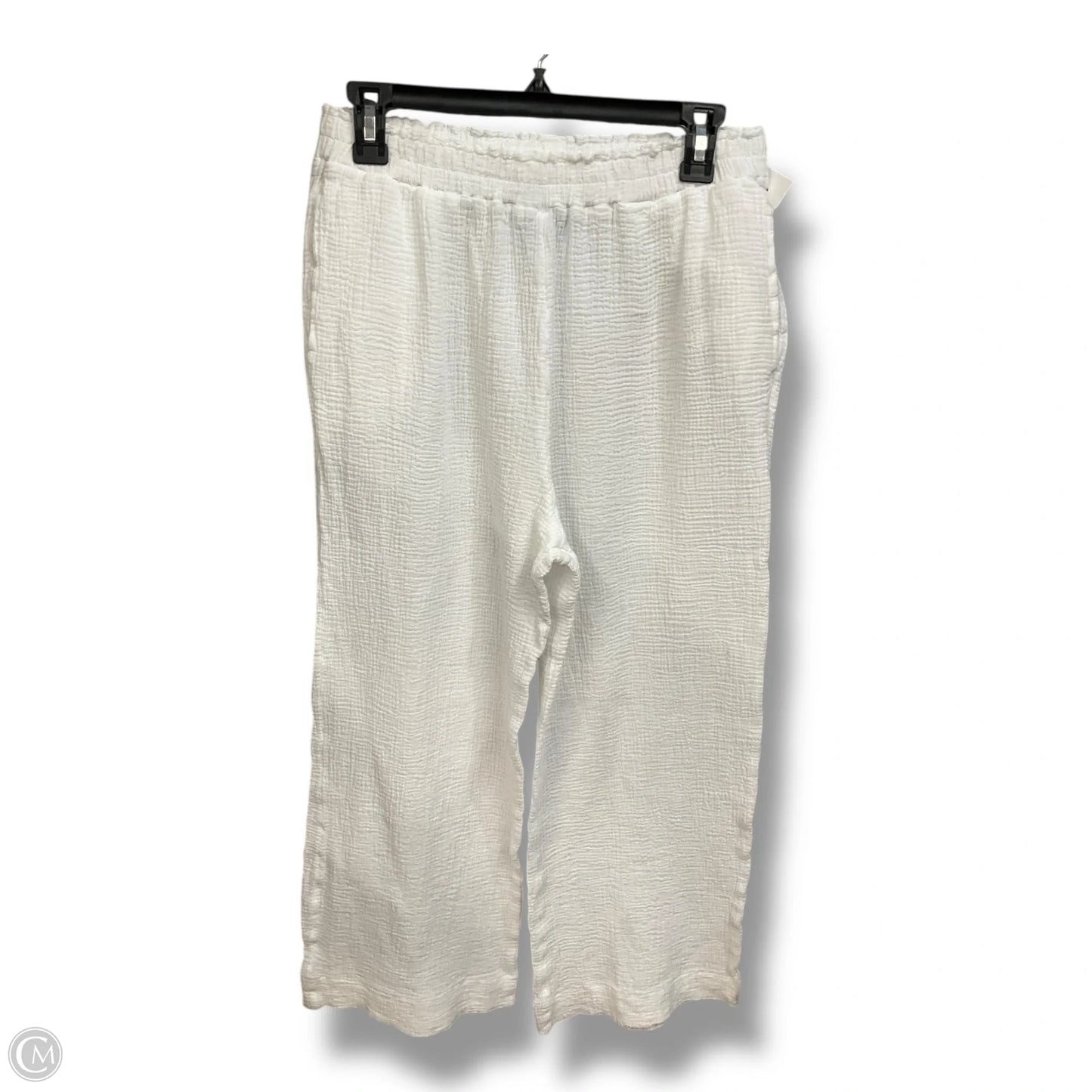Pants Linen By Shade & Shore In White, Size: M