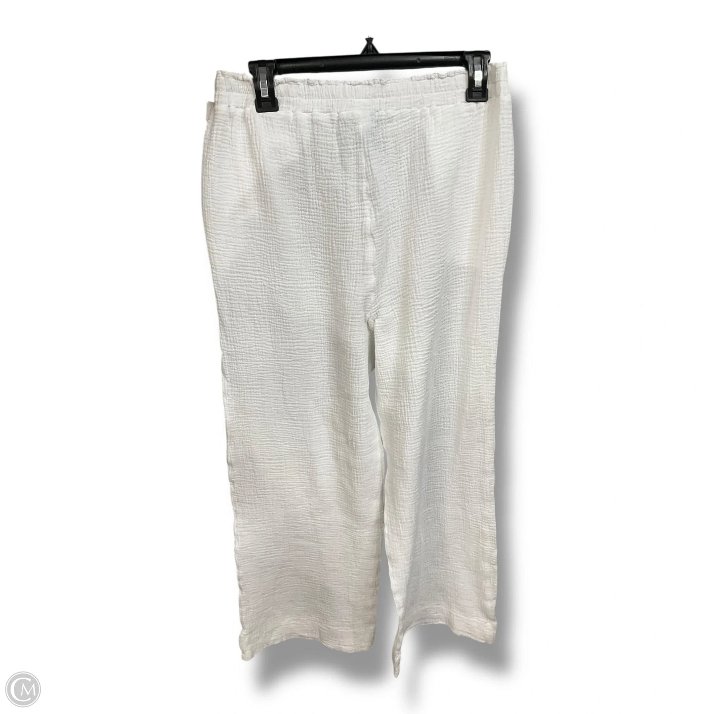 Pants Linen By Shade & Shore In White, Size: M