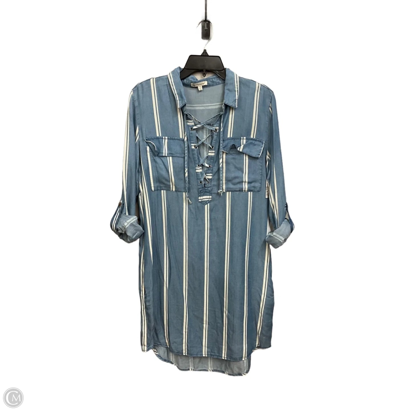 Dress Casual Short By Veveret In Striped Pattern, Size: S