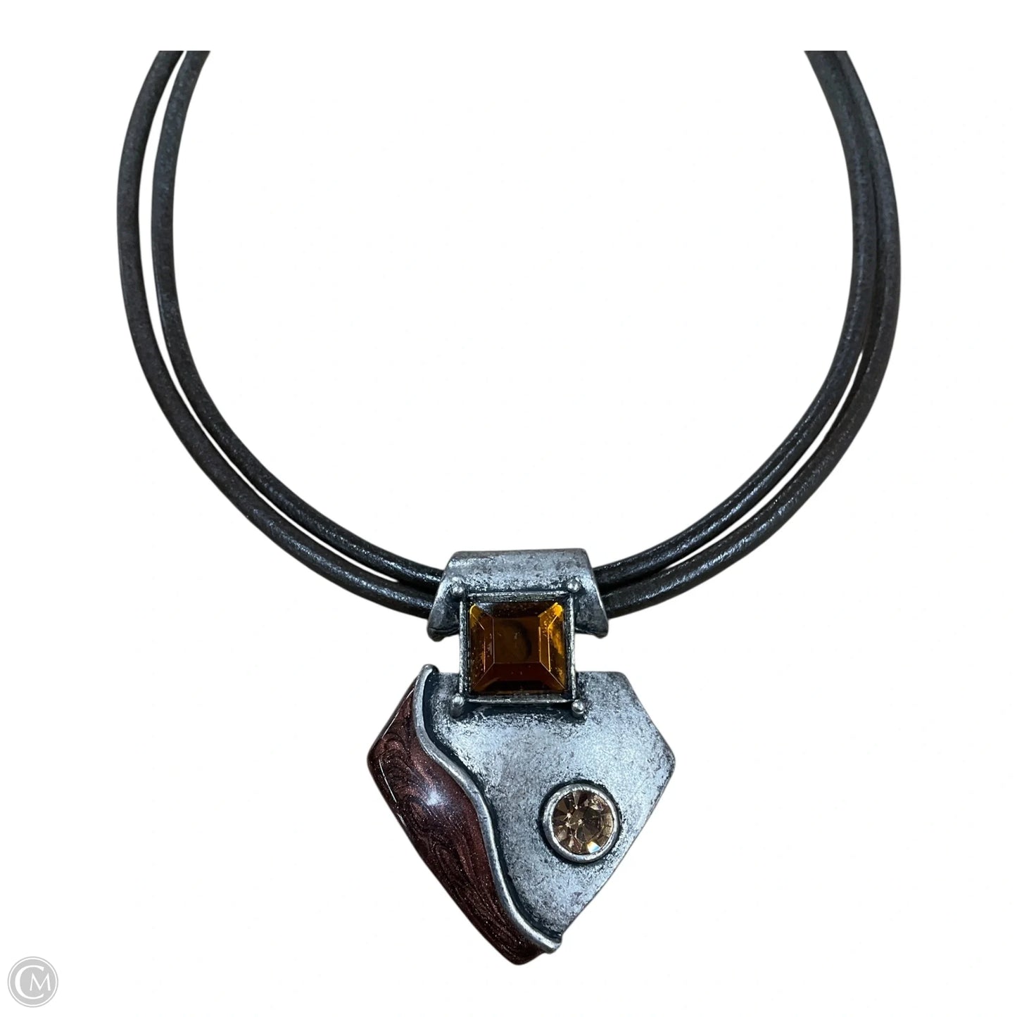 Necklace Statement By Chicos, Size: 02 Piece Set